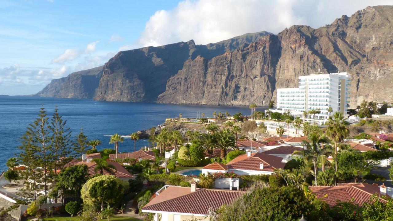 Apartment Mit Sonnenterrasse Und Panorama - Meerblick, 5 Min. Von Hafen + Strand Acantilado de los Gigantes Exteriör bild