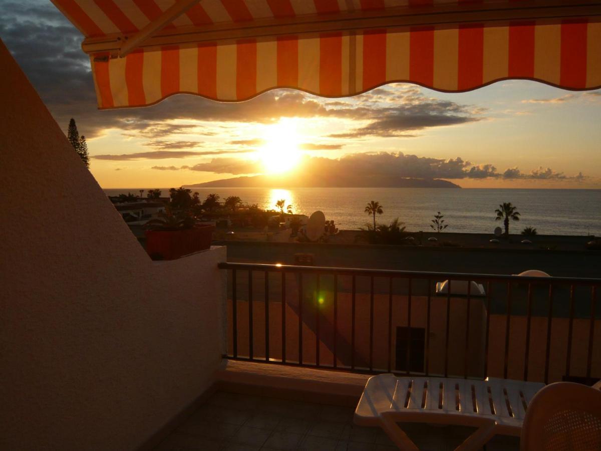 Apartment Mit Sonnenterrasse Und Panorama - Meerblick, 5 Min. Von Hafen + Strand Acantilado de los Gigantes Exteriör bild